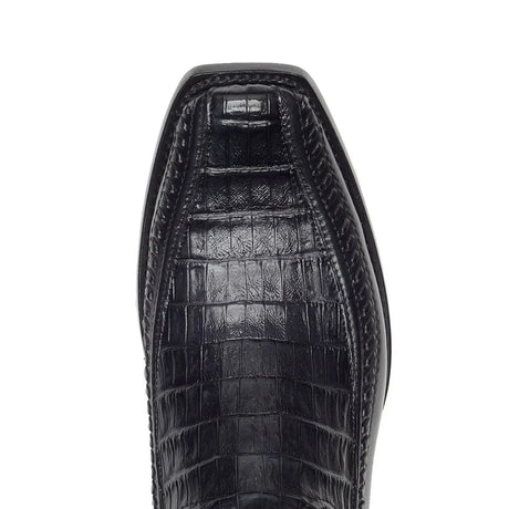Bota Moderna piel exotica piel Caiman negra mod Diego 02 - Tiendacharra.com - Bodega Tienda Charra