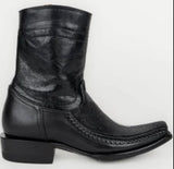 Bota Moderna piel exotica piel mantarraya negra mod Diego 04 - Tiendacharra.com - Bodega Tienda Charra