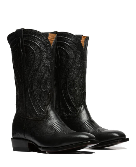 Bota Oregon de Rio Grande (Negras) - Tiendacharra.com - Bodega Tienda Charra