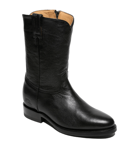 Bota Roper Negra clásica marca Río Grande - Tiendacharra.com - Bodega Tienda Charra