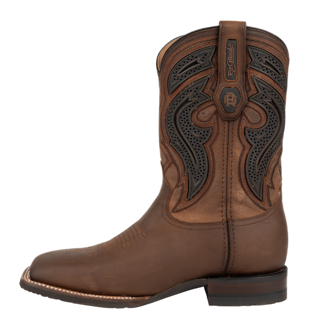 Bota tipo rodeo Río Grande modelo Tornado 01 - Tiendacharra.com - Bodega Tienda Charra
