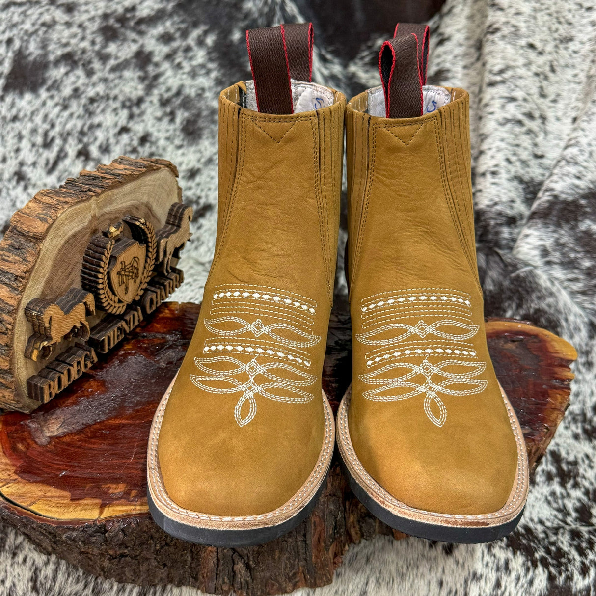 Calzado Botines Niño Botines Botas Niño Camel Botas Con Flecos