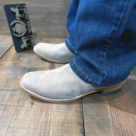 Botin horma de pato, color Nobuk Topo - Tiendacharra.com - Bodega Tienda Charra