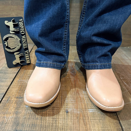 Botin horma de pato, color piel piñón - Tiendacharra.com - Bodega Tienda Charra