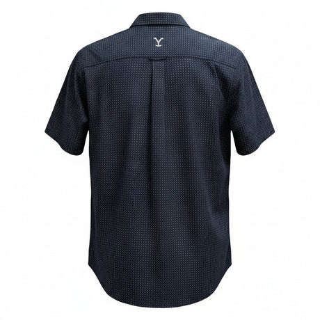 Camisa Yellowstone SCY017 Manga Corta Gris - Tiendacharra.com - Bodega Tienda Charra