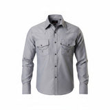 Camisa Yellowstone Y25SCY016 Negro Jaspe - Tiendacharra.com - Bodega Tienda Charra