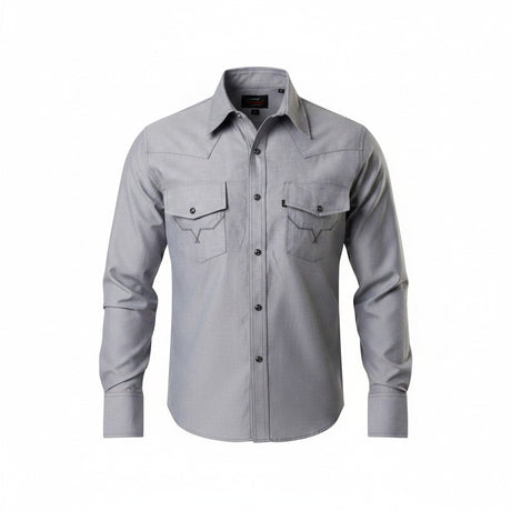 Camisa Yellowstone Y25SCY016 Negro Jaspe - Tiendacharra.com - Bodega Tienda Charra