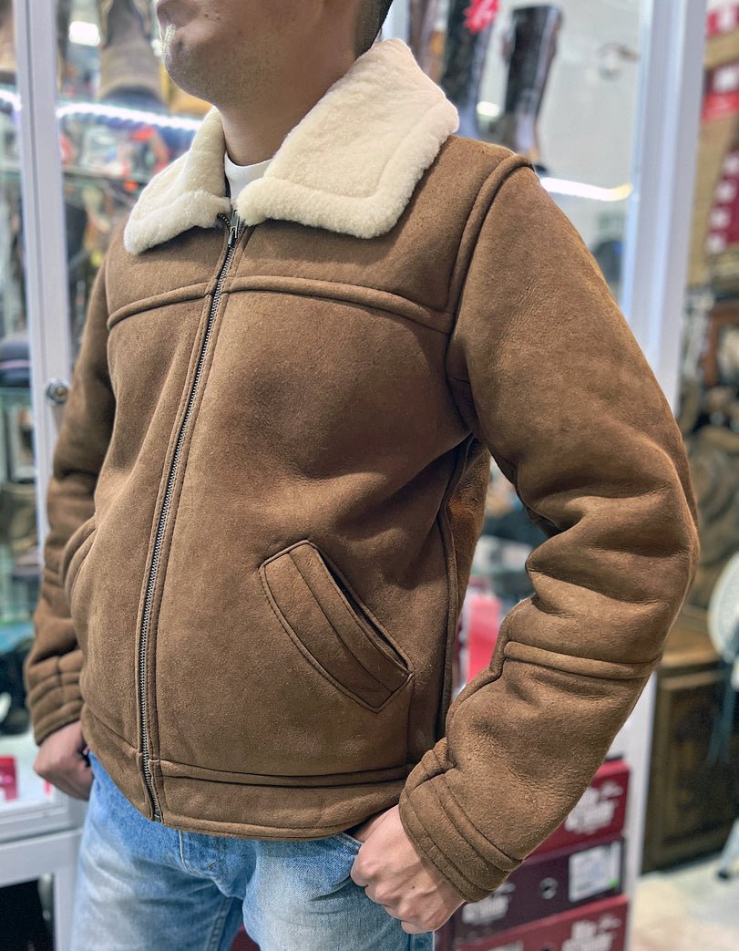 Borrego Precio De Chamarra De Piel Borrego Cafe Chamarra De Cuero