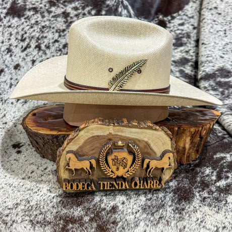 Chaparral telar capuchino F10cm - Tombstone (pluma metálica) - Tiendacharra.com - Bodega Tienda Charra