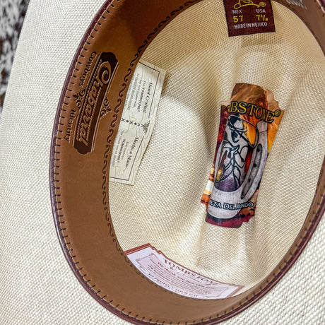 Chaparral telar capuchino F10cm - Tombstone (pluma metálica) - Tiendacharra.com - Bodega Tienda Charra