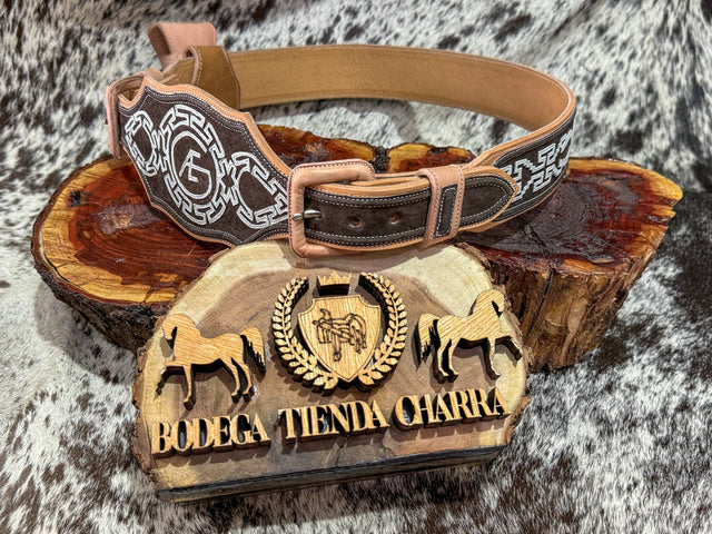 Cinto navajeado CNAN21 doble hebilla - Tiendacharra.com - Bodega Tienda Charra