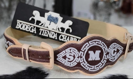 Cinto navajeado CNAN21 doble hebilla - Tiendacharra.com - Bodega Tienda Charra