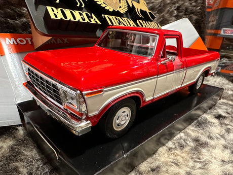 Ford 1979 F - 150 naranja - escala 1/24 - Tiendacharra.com - Bodega Tienda Charra