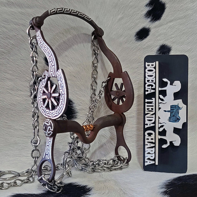 Freno charro oxidado tipo antiguo FC209 - Tiendacharra.com - Bodega Tienda Charra