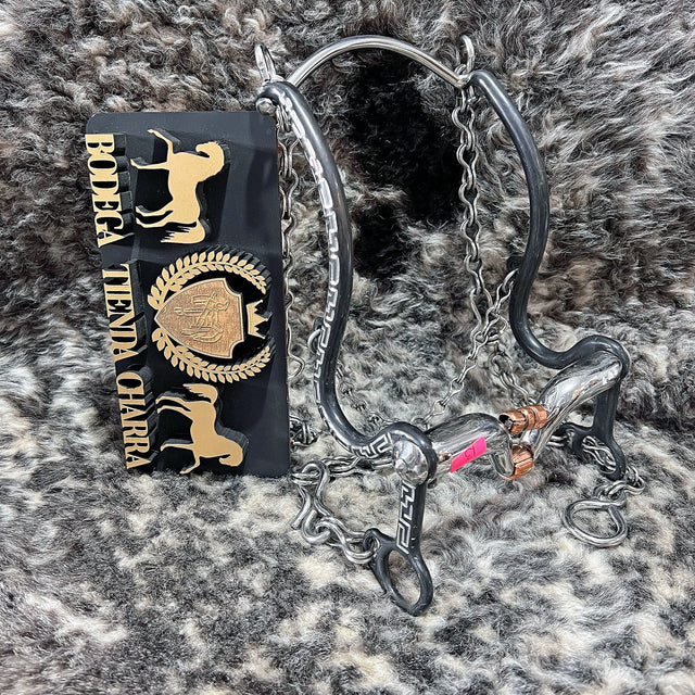 Freno charro pavón negro pata7 FCN01 - Tiendacharra.com - Bodega Tienda Charra