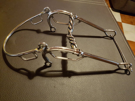 Freno hackamora I acero inoxidable - Tiendacharra.com - Bodega Tienda Charra