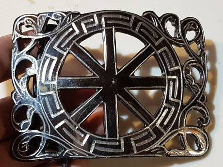 Hebilla calada modelo rodaja, pavón negro - Tiendacharra.com - Bodega Tienda Charra