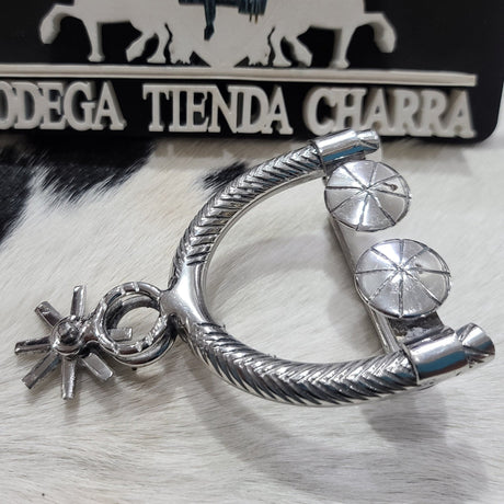 Hebilla herradura gajeada con rodaja - Tiendacharra.com - Bodega Tienda Charra