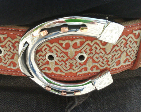 Hebilla modelo herradura uña y clavos - Tiendacharra.com - Bodega Tienda Charra