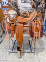 Montura Charra Cuero Americano con herraje venado - Tiendacharra.com - Bodega Tienda Charra