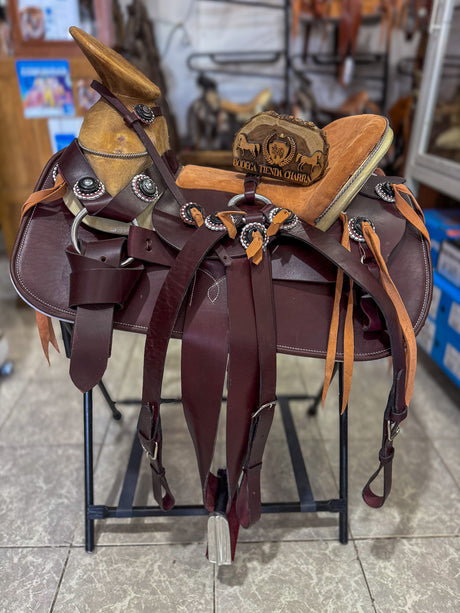 Montura Charra Esqueleto de Alto Nivel – Cuero Americano - Tiendacharra.com - Bodega Tienda Charra