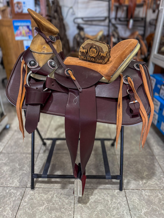 Montura Charra Esqueleto de Alto Nivel – Cuero Americano - Tiendacharra.com - Bodega Tienda Charra