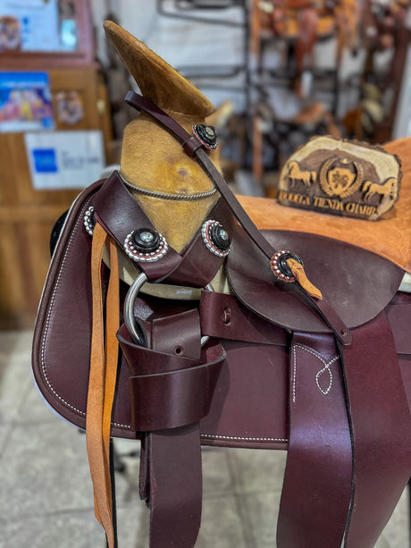 Montura Charra Esqueleto de Alto Nivel – Cuero Americano - Tiendacharra.com - Bodega Tienda Charra
