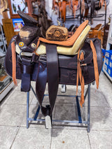 Montura charra vino profundo en cuero látigo americano – edición especial - Tiendacharra.com - Bodega Tienda Charra