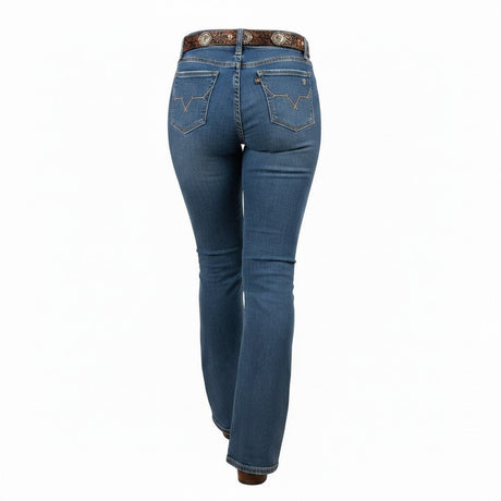 Pantalón JDB008 Bleach Overdye Yellowstone (Mujer) - Tiendacharra.com - Bodega Tienda Charra