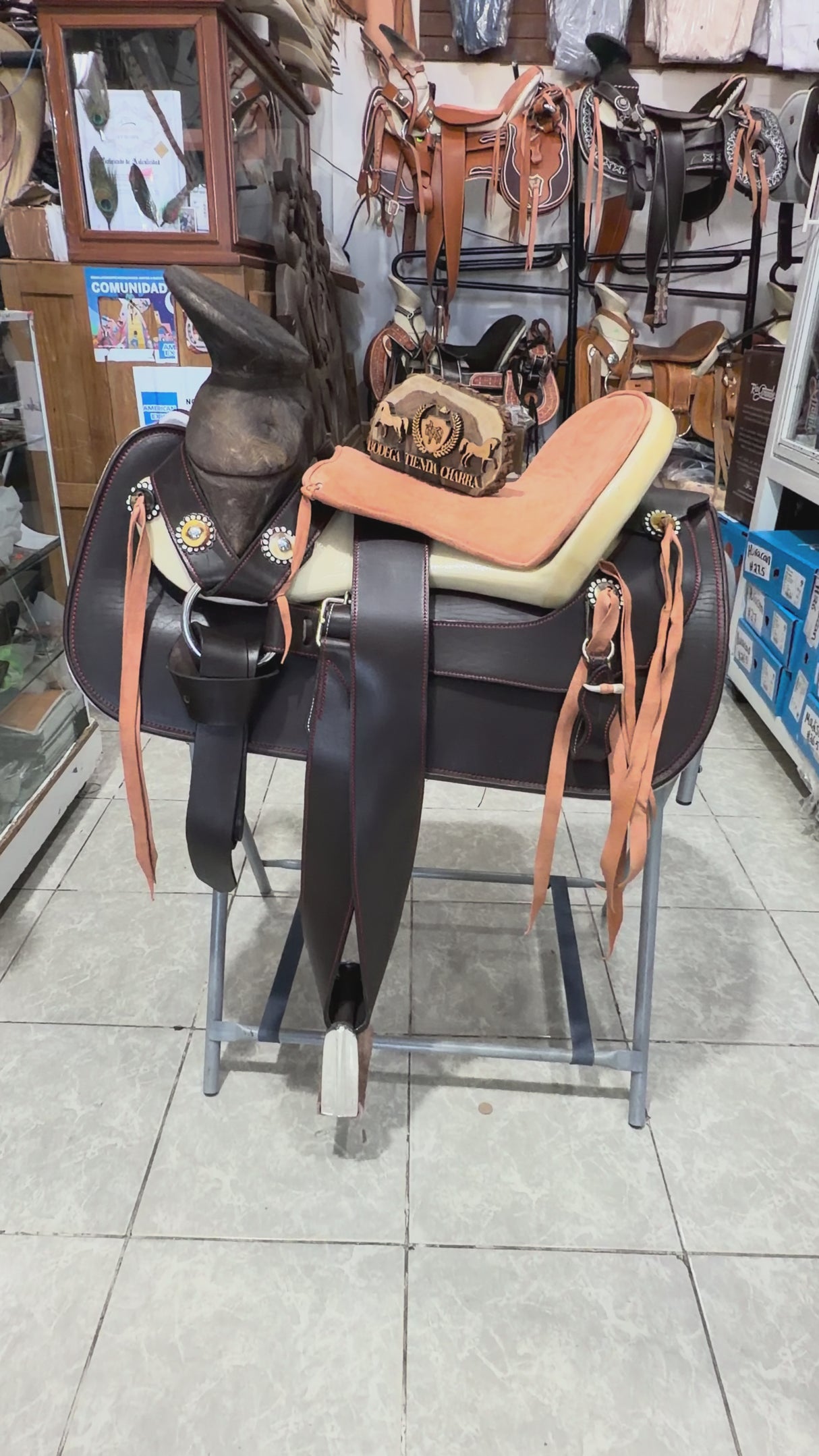 Montura Charra Esqueleto de Alto Nivel #2 – Cuero Americano