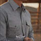 Camisa Yellowstone Y25SCY016 Negro Jaspe