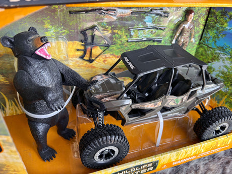 Reizer con cazador y oso grizzly - Tiendacharra.com - Bodega Tienda Charra