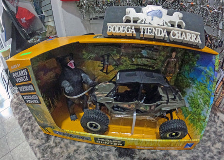 Reizer con cazador y oso grizzly - Tiendacharra.com - Bodega Tienda Charra