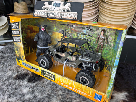 Reizer con cazador y oso grizzly - Tiendacharra.com - Bodega Tienda Charra