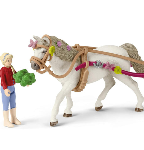 Schleich Horse Club, Juguetes para caballos para niñas y niños, juego de paseo en carruaje al Big Horse Show - Tiendacharra.com - Bodega Tienda Charra