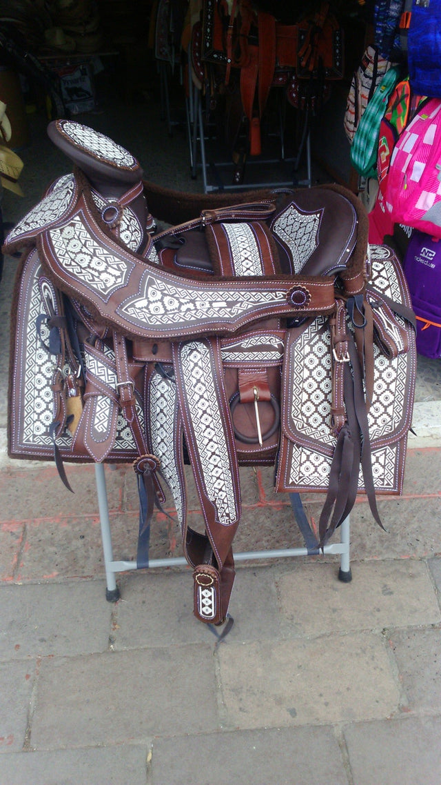 Silla charra bordada "rombos" - Tiendacharra.com - Bodega Tienda Charra