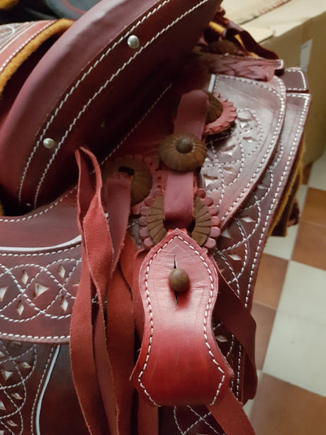 Silla charra cantina cacahuate, herraje oxidado - Tiendacharra.com - Bodega Tienda Charra