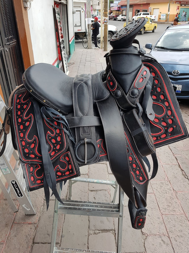 Silla charra cantina cuadrada, fuste forrado - Tiendacharra.com - Bodega Tienda Charra