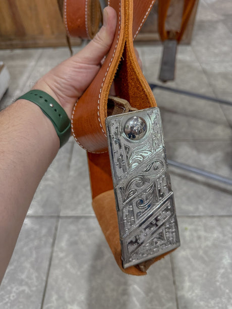 Silla charra clásica con turma y herraje acero monel - Tiendacharra.com - Bodega Tienda Charra