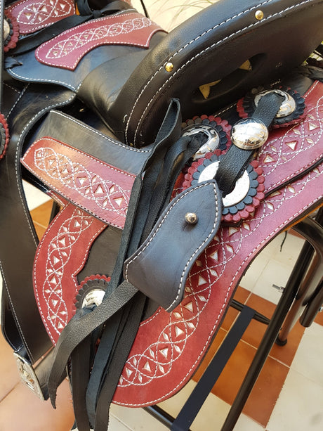 Silla charra cola de pato cantina cacahuate fuste forrado - Tiendacharra.com - Bodega Tienda Charra