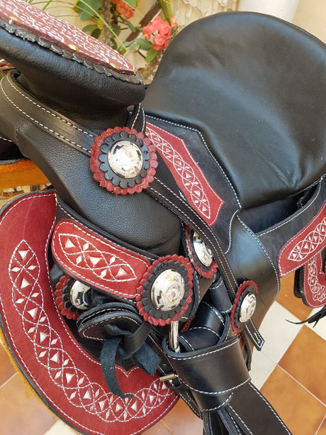 Silla charra cola de pato cantina cacahuate fuste forrado - Tiendacharra.com - Bodega Tienda Charra