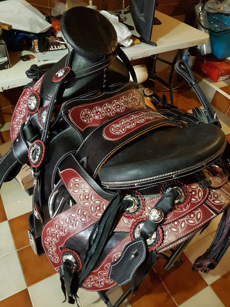 Silla charra cola de pato, cantina desmontable, herrajes en acero inoxidable - Tiendacharra.com - Bodega Tienda Charra