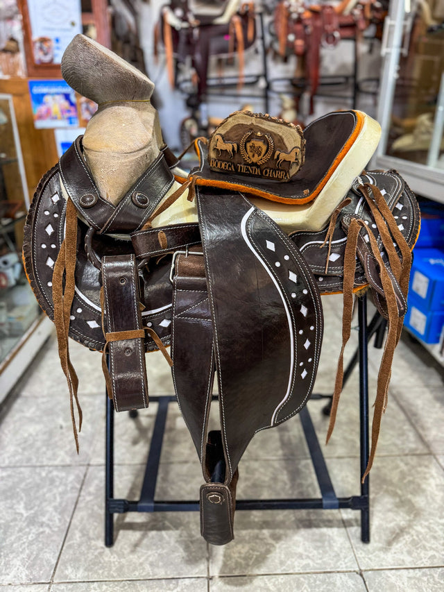 Silla Charra Cola de Pato con Arciones Guarda Sudor - Tiendacharra.com - Bodega Tienda Charra