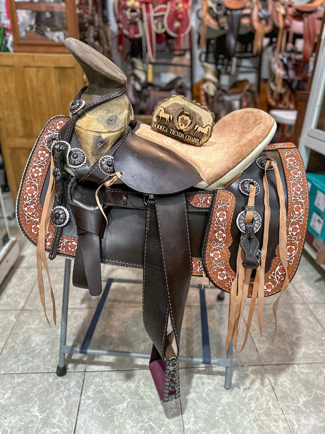 Silla charra cosida a mano (látigo americano) OUTLET - Tiendacharra.com - Bodega Tienda Charra