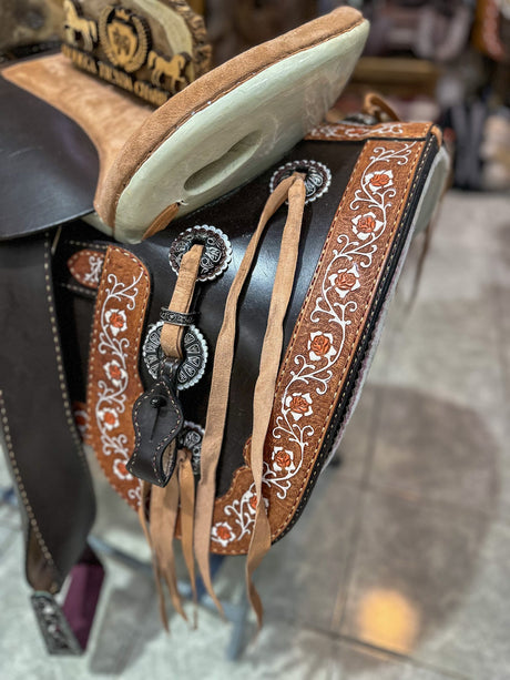Silla charra cosida a mano (látigo americano) OUTLET - Tiendacharra.com - Bodega Tienda Charra