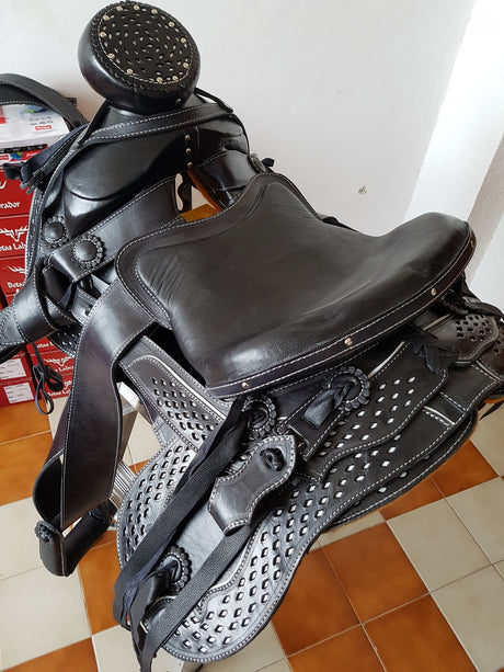 Silla charra diseño sacaboqueado, cantinas desmontables - Tiendacharra.com - Bodega Tienda Charra