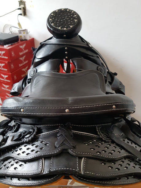 Silla charra diseño sacaboqueado, cantinas desmontables - Tiendacharra.com - Bodega Tienda Charra