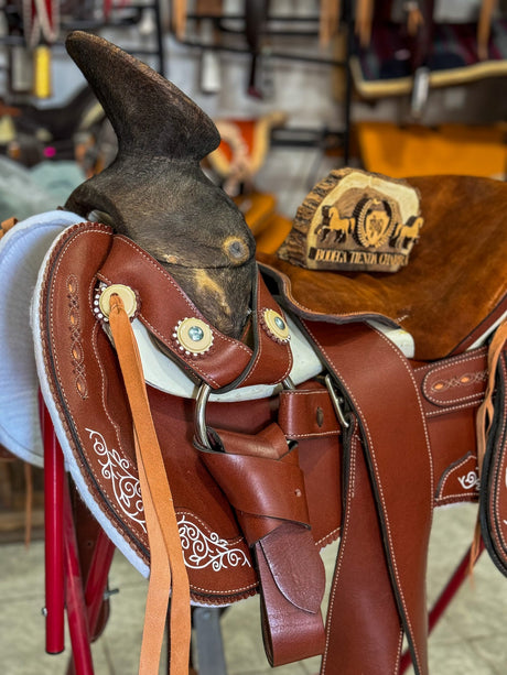 Silla charra fina pirograbada - Tiendacharra.com - Bodega Tienda Charra