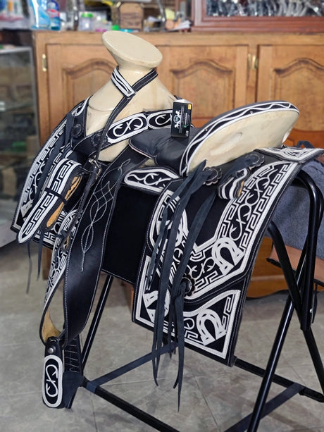 Silla charra navajeada negra. - Tiendacharra.com - Bodega Tienda Charra