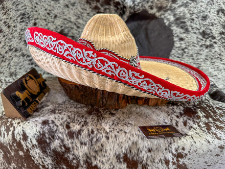Sombrero charro de mimbre greca charra SGC02 - Tiendacharra.com - Bodega Tienda Charra